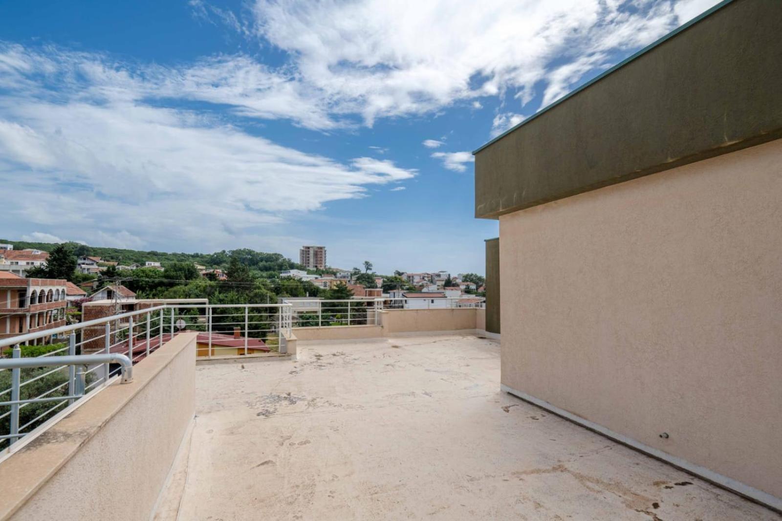 1Bd Modern Apt In Dobra Voda With Roof Access "Moka" Bar Exterior photo